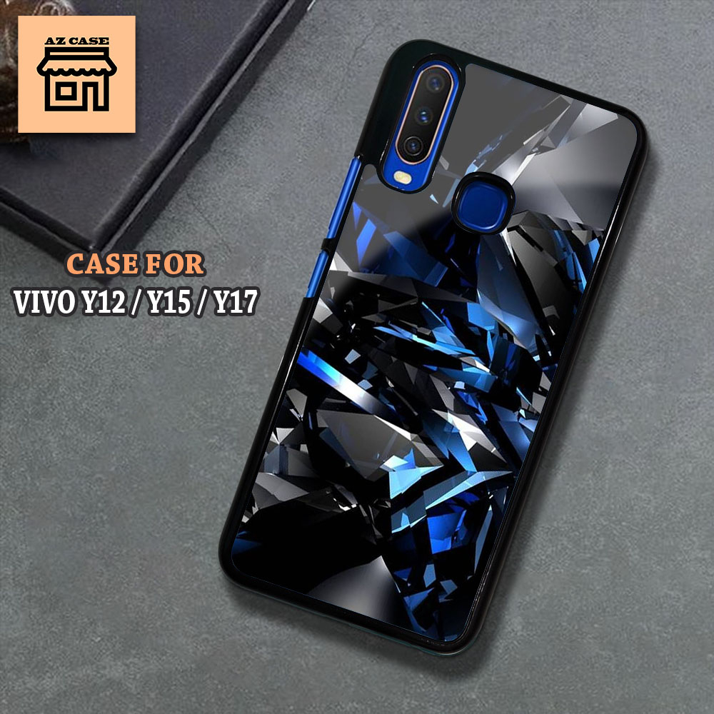 Y15 Back Cover Vivo Y15 Glass Cover Hard Case Vivo Y17 Glass Back