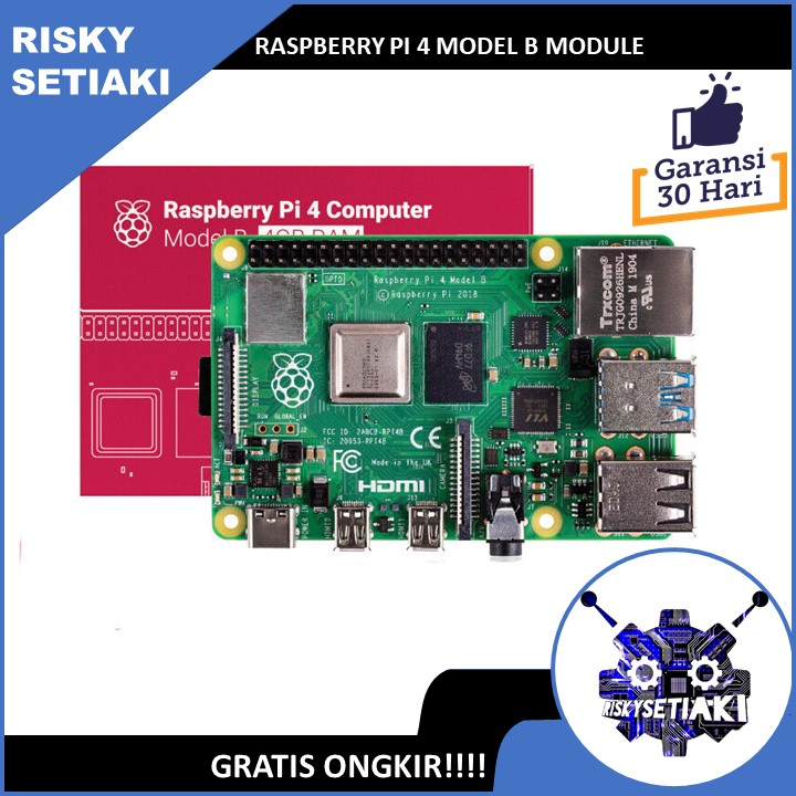 Jual RASPBERRY PI 4 MODEL B MODULE 2GB 4GB 8GB ORIGINAL MADE IN UK ...