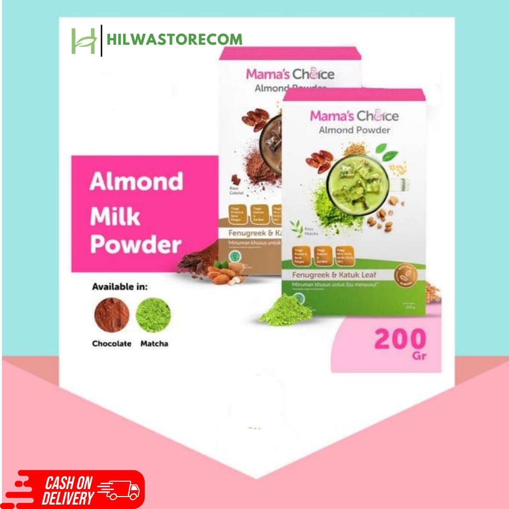 Jual Asi Booster Pelancar Asi Almond Milk Powder Mamas Choice Susu