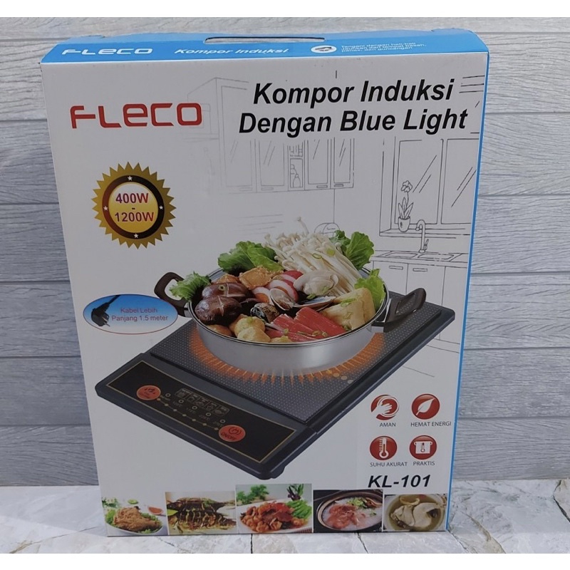 Jual Kompor Listrik Induksi Ceramic Mode Suhu Merk Fleco Kl Original Shopee Indonesia