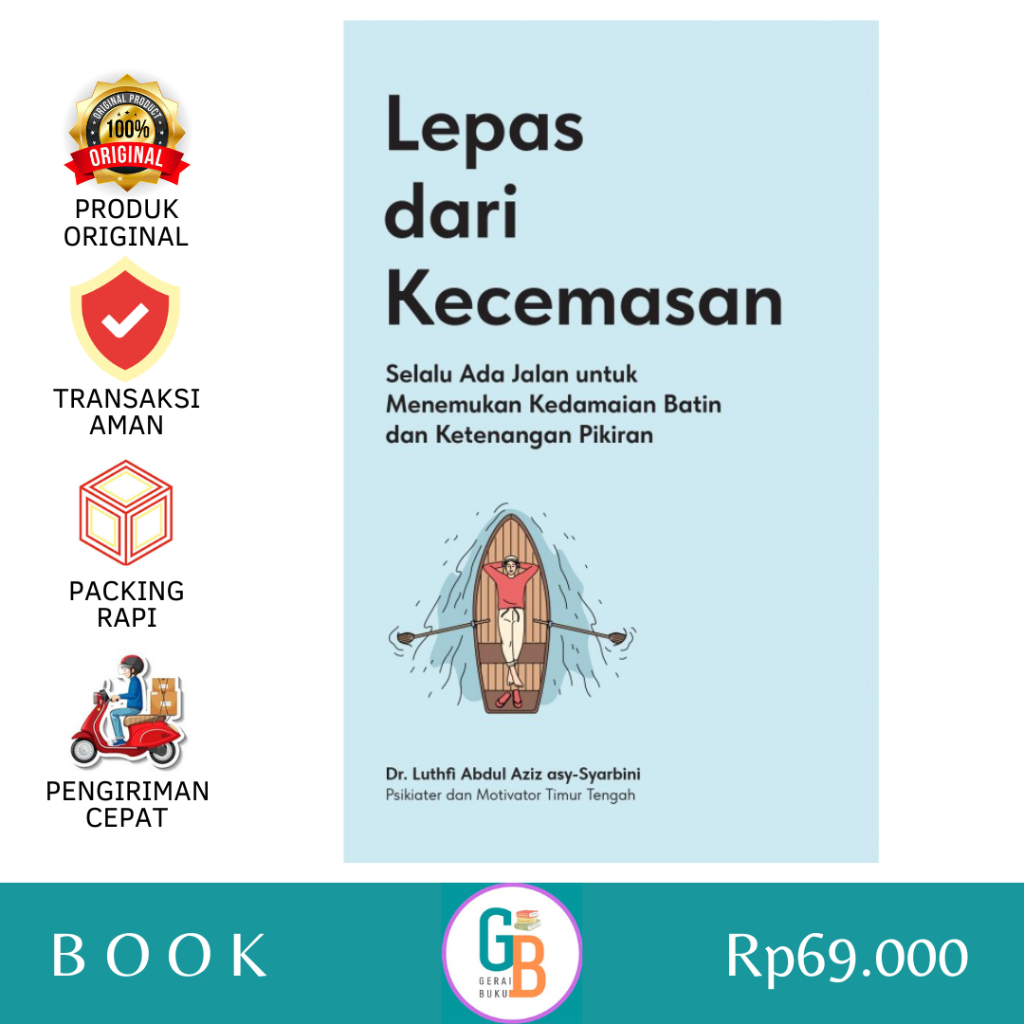 Jual Lepas dari Kecemasan Menemukan Kedamaian Batin dan Pikiran (Buku
