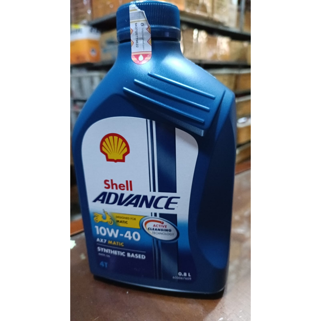 Jual OLI SHELL ADVANCE AX7 MATIC 0.8L 10W-40 | Shopee Indonesia