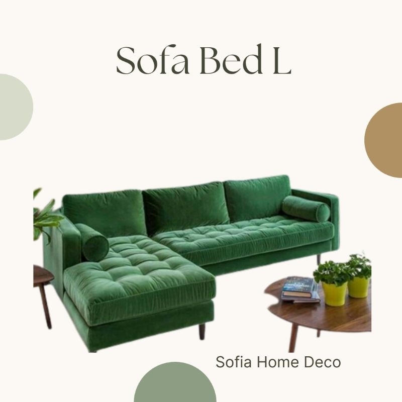 Jual Baru Sofa Bed L Sofa Minimalis Kancing L Sofa Santai Sofa