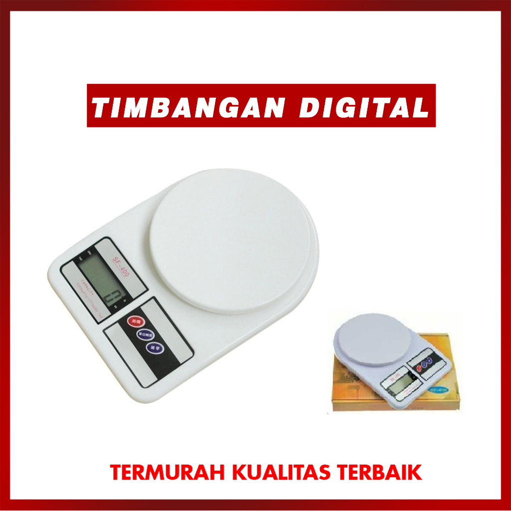 Jual Timbangan Digital Dapur Kg Bahan Lcd Shopee Indonesia