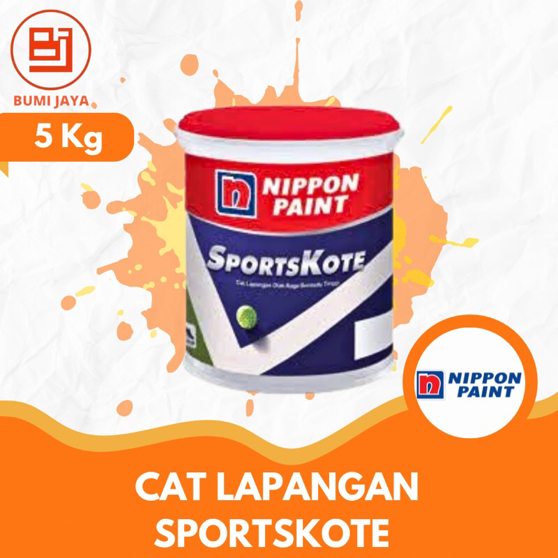 Jual Cat Lapangan Sportskote Nippon Paint 5kg | Shopee Indonesia