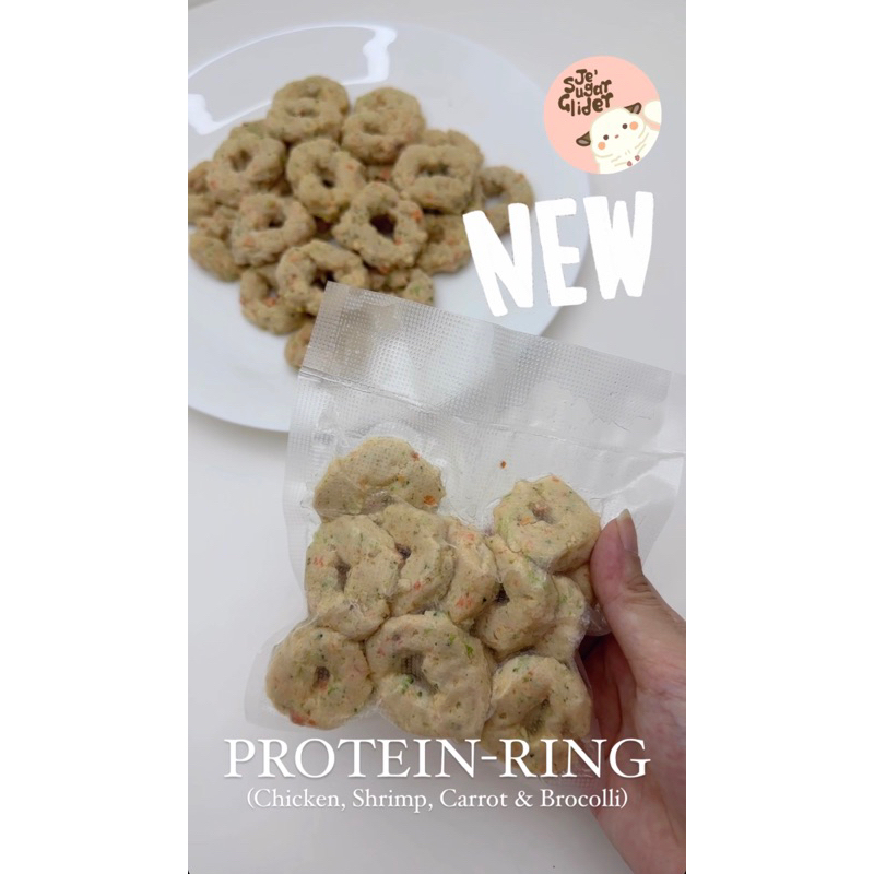 Jual Protein Ring 150gr, Frozen Food for Sugar Glider & Other Pets ...