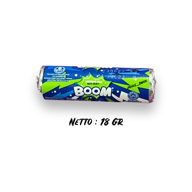 Jual Permen Boom Roll 18 Gr Rasa Mint | Strong Mint Penyegar Nafas by ...