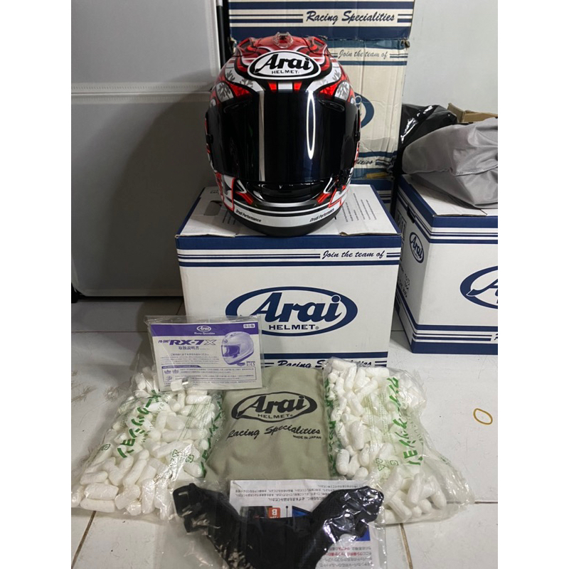 Jual Arai Rx7x Haga GP JDM non SNI | Shopee Indonesia