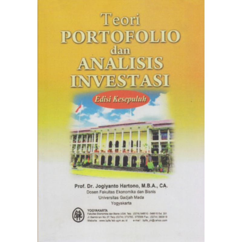 Jual Teori Portofolio Dan Investasi Investasi , Edisi 10 - Jogiyanto ...