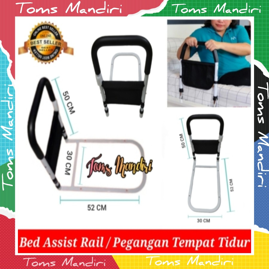 Jual Bed Assist Rail - Alat Bantu Pegangan Tempat Tidur /Safety Bedrail ...