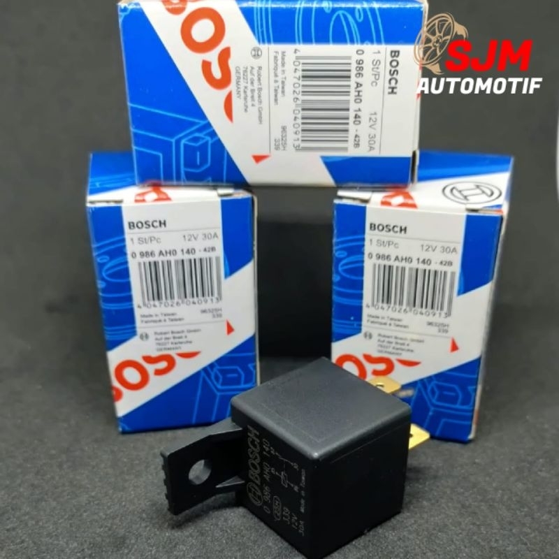 Jual Relay bosch 12V 30A 4kaki / riley klakson lampu 4pin Rellay merk