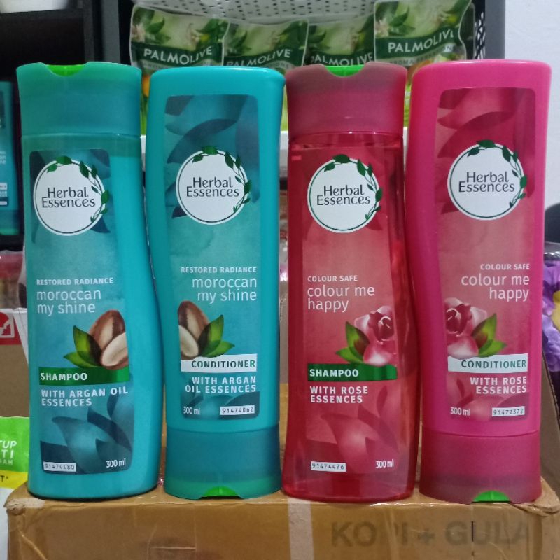 Jual Herbal Essences Shampoo & Conditioner 300ml Shopee Indonesia