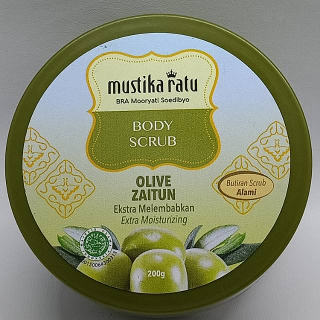 Jual Mustika Ratu Body Scrub & Body Butter Olive Zaitun200gr Shopee