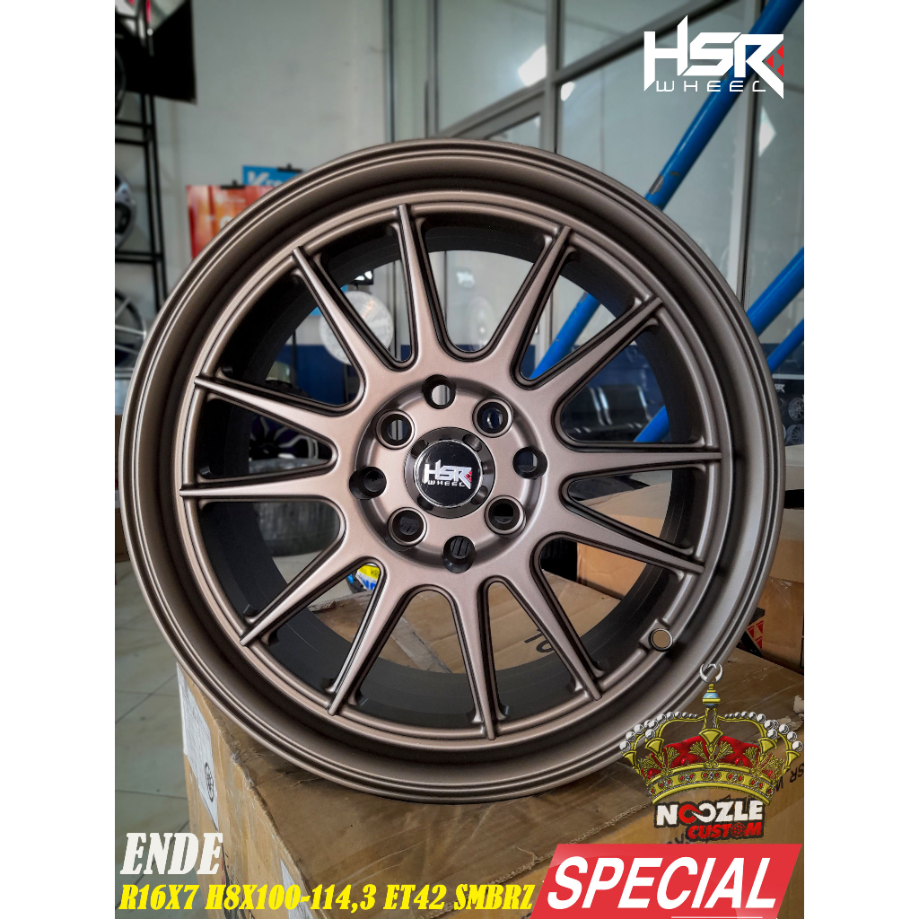 Jual Velg Mobil Hsr Ring Type Ende Pelek Racing Coklat Ring Baut Shopee Indonesia