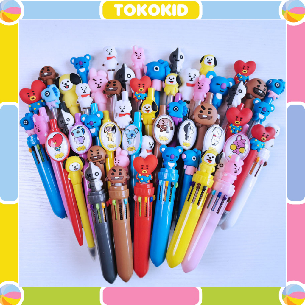 Jual PULPEN KARAKTER / 1 SET PULPEN ISI 8 WARNA / KARAKTER LUCU U145
