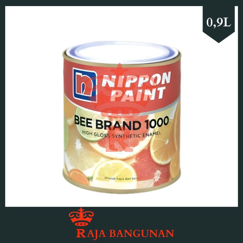 Jual Nippon Paint Bee Brand 1000 High Gloss Synthetic Enamel Cat Kayu ...