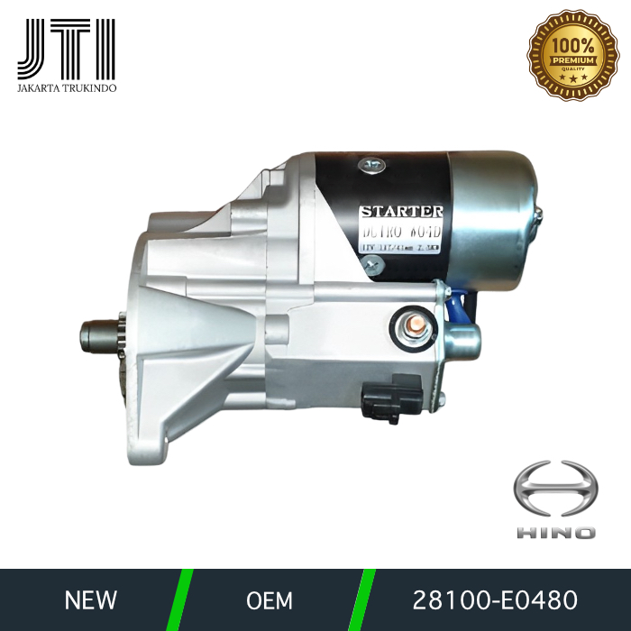 Jual DINAMO STARTER HINO DUTRO 130 28100-E0480 28100-E0320 OEM | Shopee ...