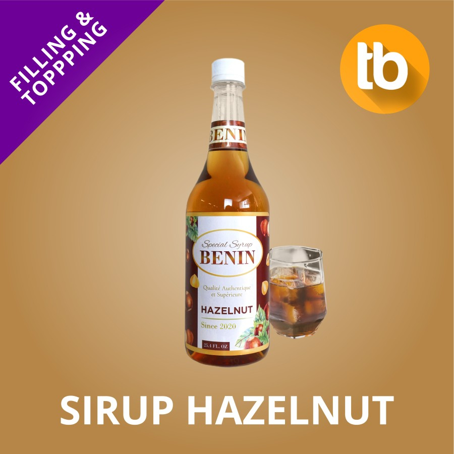 Jual Syrup Benin 720ml Hazelnut / Sirup Minuman Rasa Hazelnut / Sirup