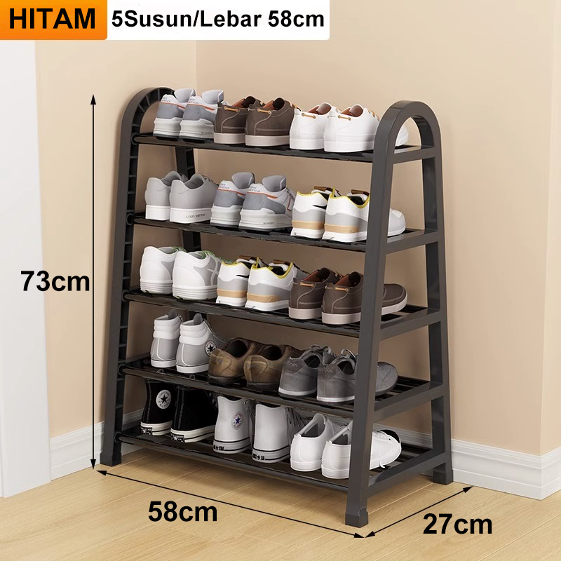 Jual MOS MALL Rak Sepatu Susun Anti Karat Shoe Rack Sandal Holder Rak ...