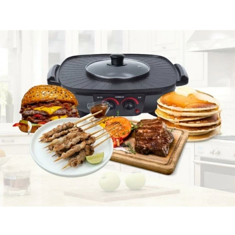 Jual lock n lock electric 2 in 1 grill & pot Shopee Indonesia