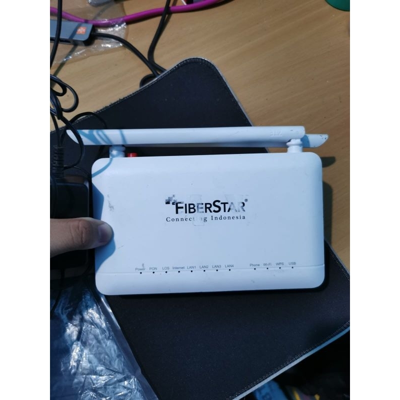 Jual router ZTE F609 dan adapter Shopee Indonesia