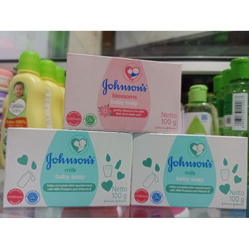 Jual Johnsons Baby Soap Sabun Batangan Jhonson 100g | Shopee Indonesia