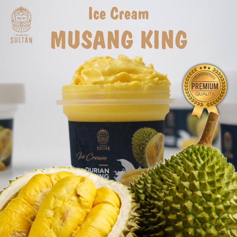 Jual Es Krim Durian Musang King / Ice Cream Full Durian Musang King