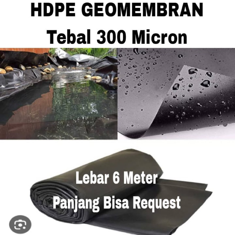 Jual Terpal Tambak Hdpe Geomembran Lebar Meter Tebal Micron Shopee Indonesia