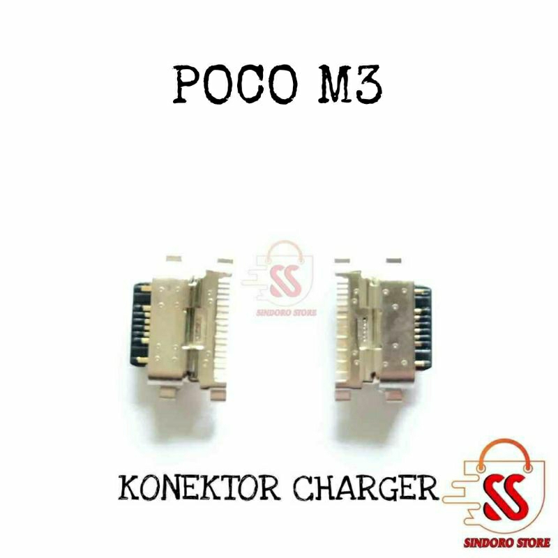 Jual Konektor Charger Poco M3 Usb Cas Plug In Con Tc Only | Shopee ...
