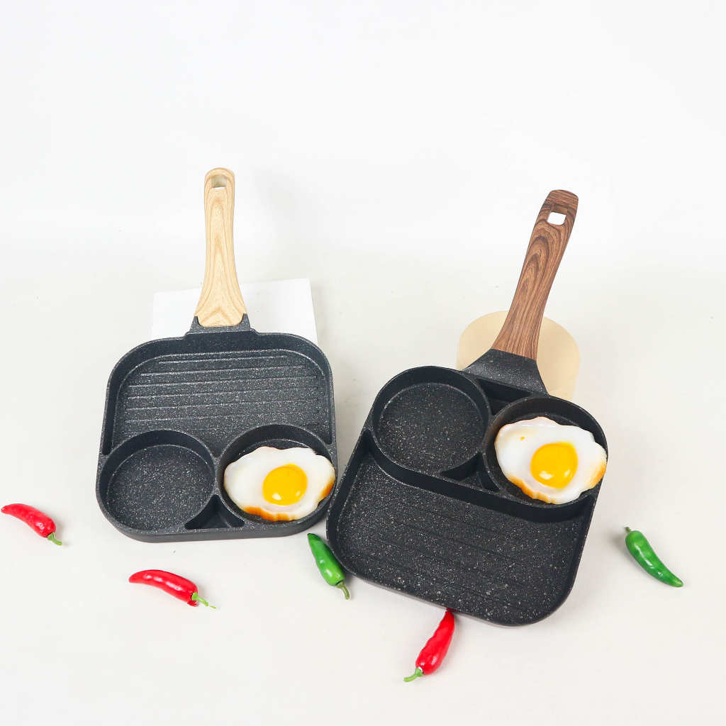 Jual Burger Egg Grill Pan 2 Lubang Suggo Anti Lengket Shopee Indonesia