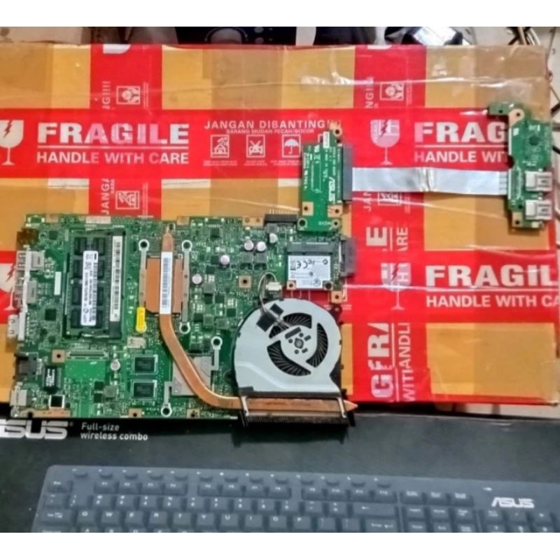 Jual Motherboard Laptop Asus X455LF intel i5 Gen 5 DUAL VGA Nvidia 4GB