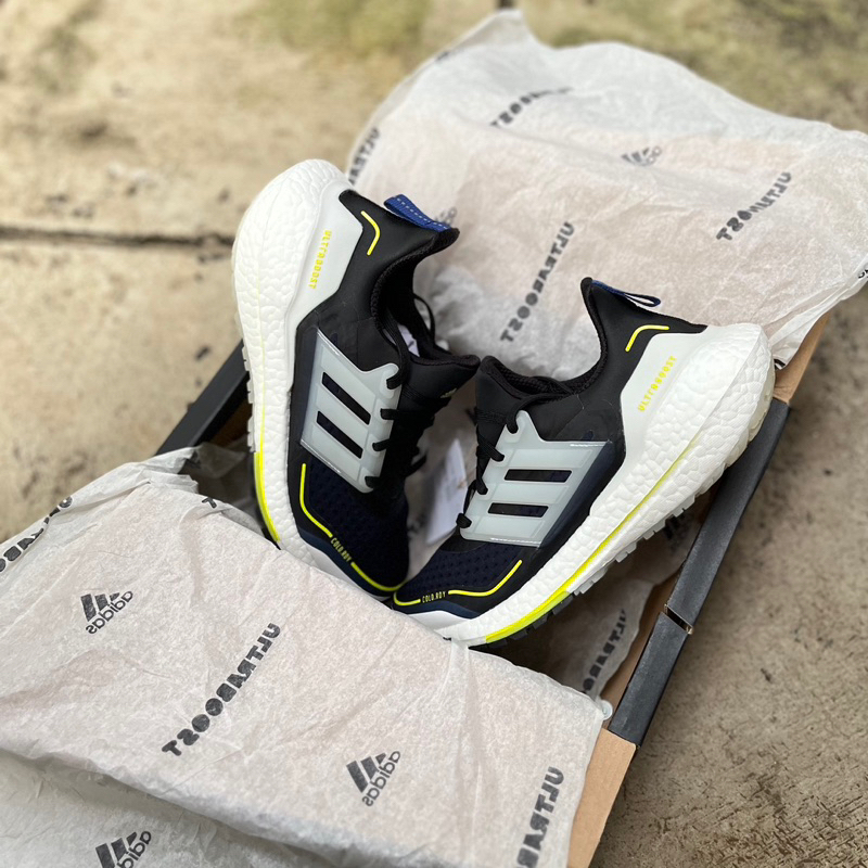 Jual ADIDAS ULTRABOOST COLD.RDY LEGEND INK CRYSTAL WHITE ACID YELLO ...