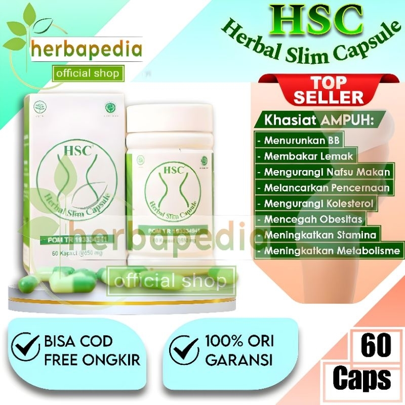 Jual Herbal Slim Capsule Hsc Obat Diet Pelangsing Badan Rekomendasi