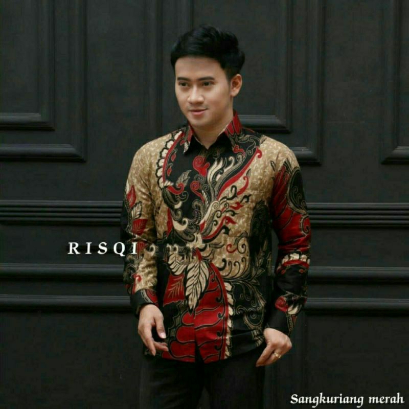 Jual Batik Putra EL Zain Batik Sangkuriang Maron TERBARU Couple sweet ...