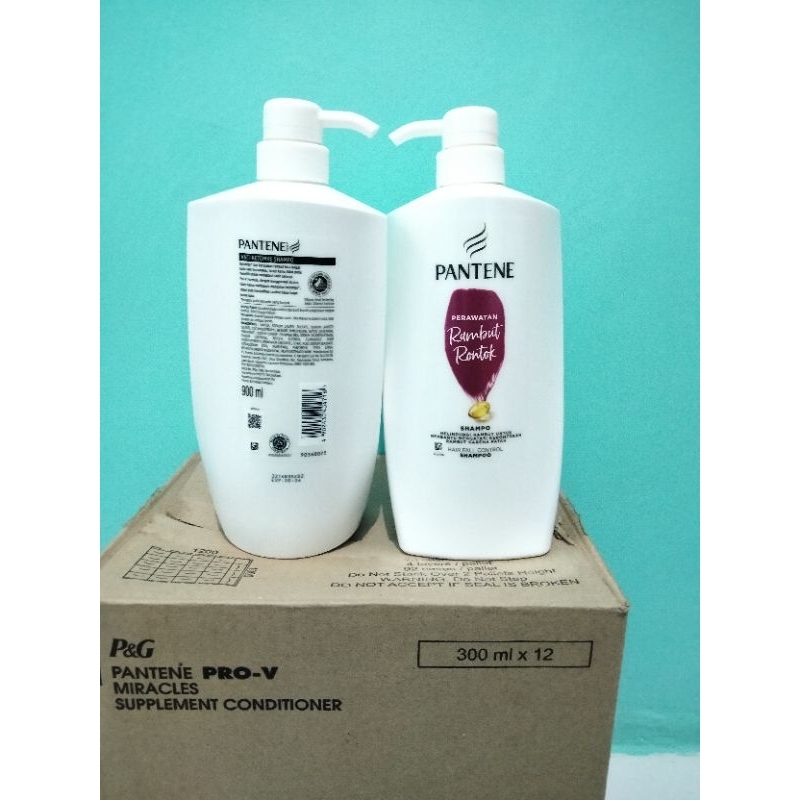 Jual Shampoo Pantene Perawatan Rambut Rontok & Anti Ketombe 900ml (exp ...