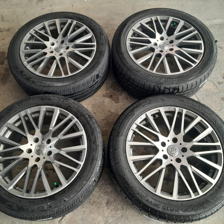 Jual velg mobil vellfire r18 velg ban racing - velg toyota replika ...