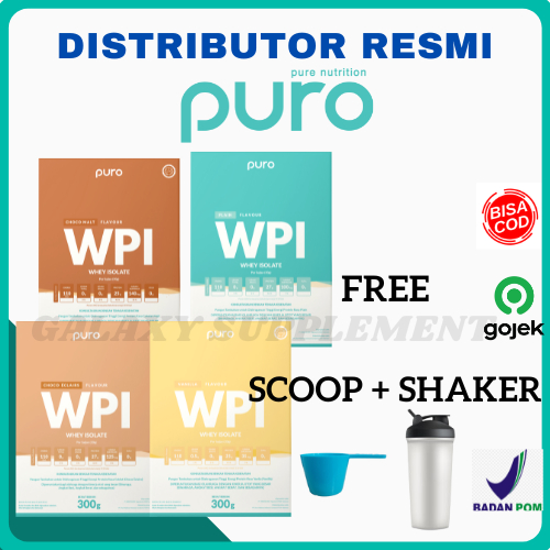 Jual PURO WPI ISOPRO 1200 Gram Whey Protein Isolate PURE Protein Grass ...