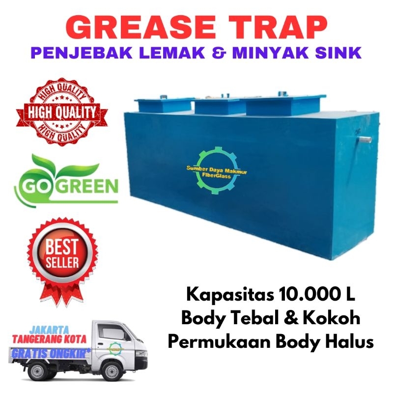 Jual Grease Trap, Penjebak Lemak Ukuran 10.000 Liter | Shopee Indonesia