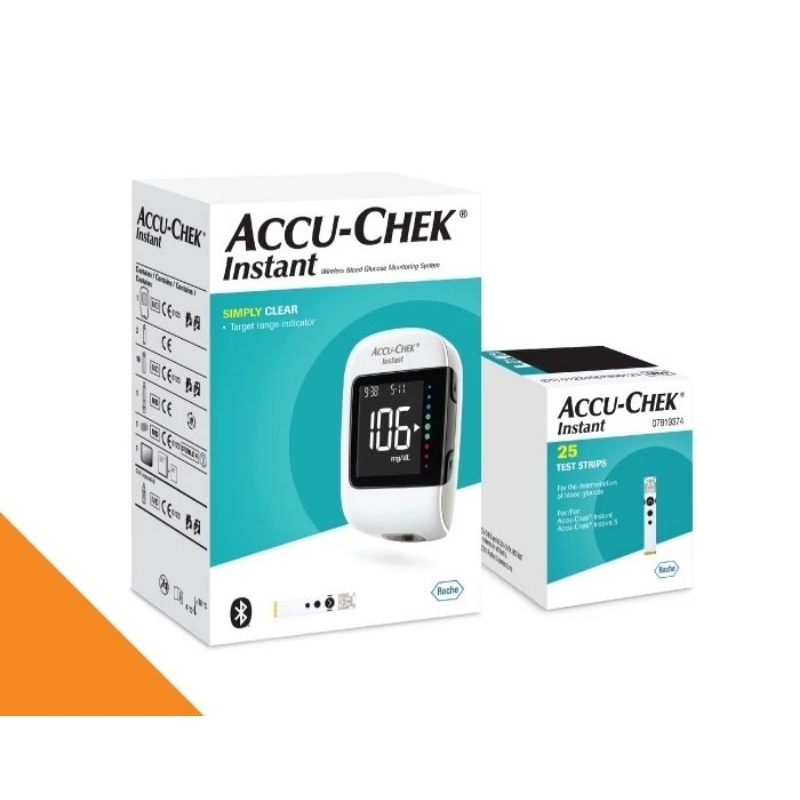 Jual Alat accu chek instant New + strip25 alat accu chek sama dengan