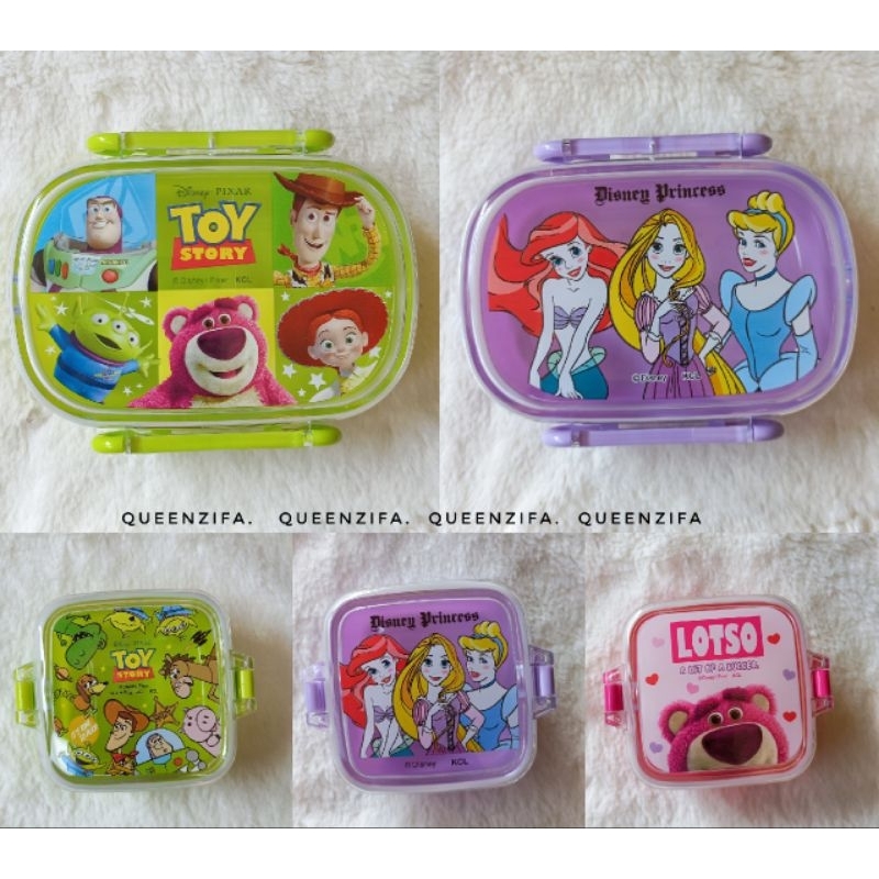 Jual Seria Daiso Japan Lunch Box Bento Fruit Box Disney Princess Toy