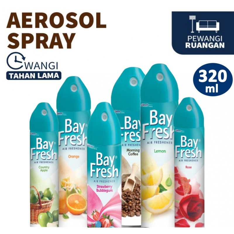 Jual Bay Fresh Aerosol Air Freshener / Pengharum Ruangan 320 ml ...