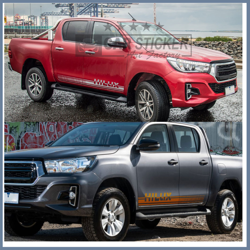 Jual HL2 Sticker Mobil Toyota Hilux / Stiker Striping Toyota Hilux ...