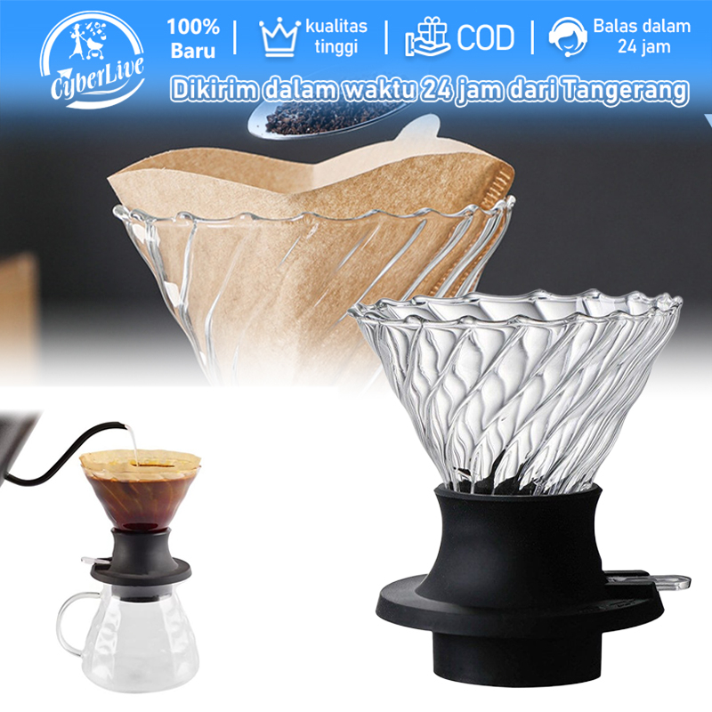 Jual V60 Immersion Dripper Switch Glass Clever Drip Kopi Coffee Dripper