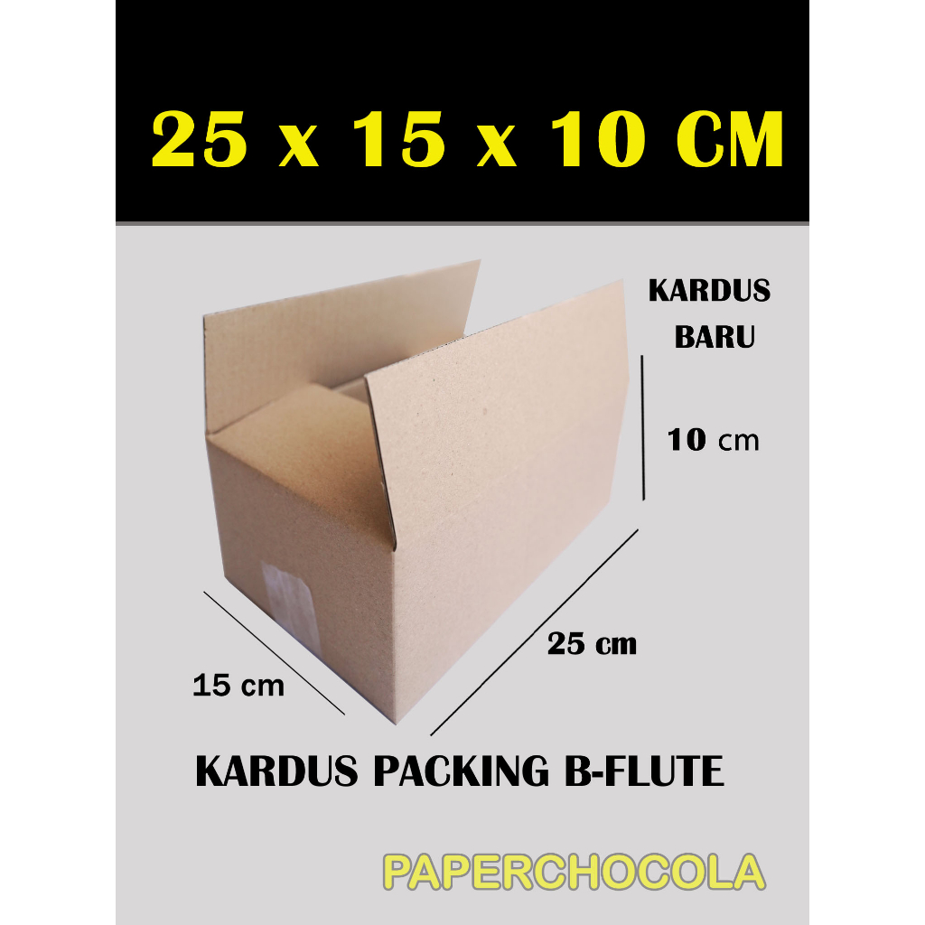 Jual KARDUS PACKING 25X15X10 cm/PACKING ONLINE/BOX KARTON CORUGATED B ...