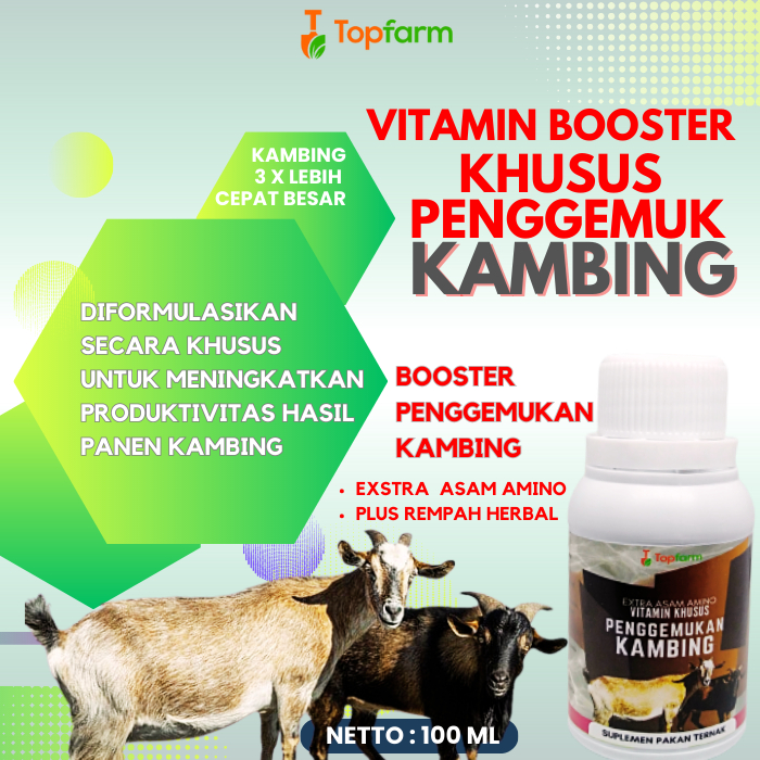 Jual Vitamin Kambing Biar Gemuk / Vitamin Kambing Cepat Besar / Vitamin ...