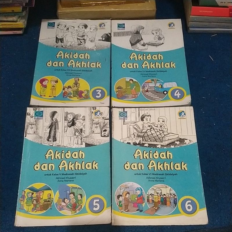 Jual Buku Paket Aqidah Dan Akhlak Kelas 3,4,5,6 Madrasah Ibtidaiyah ...