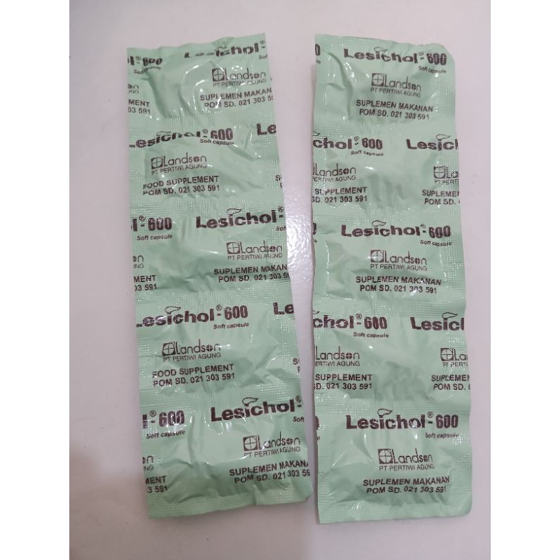 Jual Lesichol 600 per strip | Shopee Indonesia