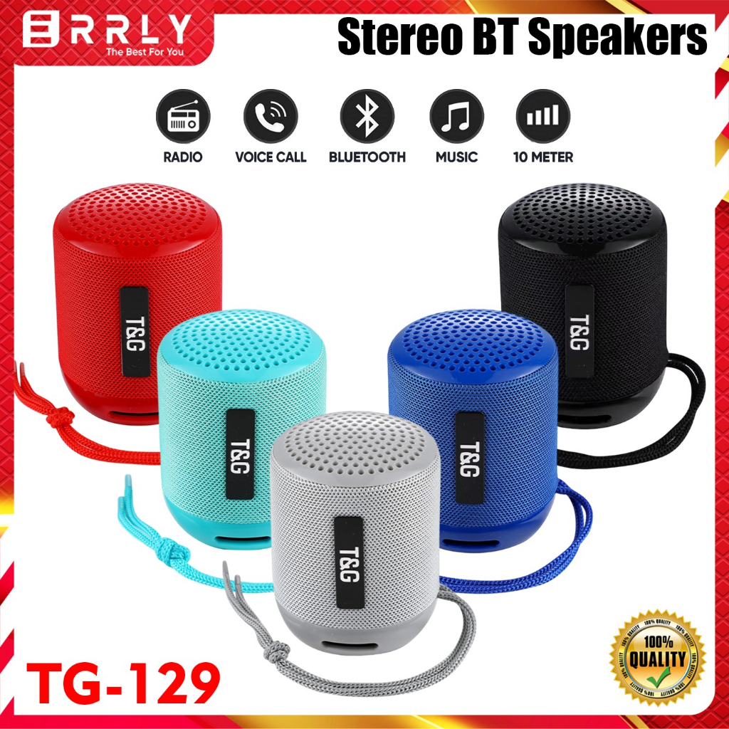 Jual Speaker Bluetooth TG129 Wireless Speaker Mini Super Bass TG 129 ...