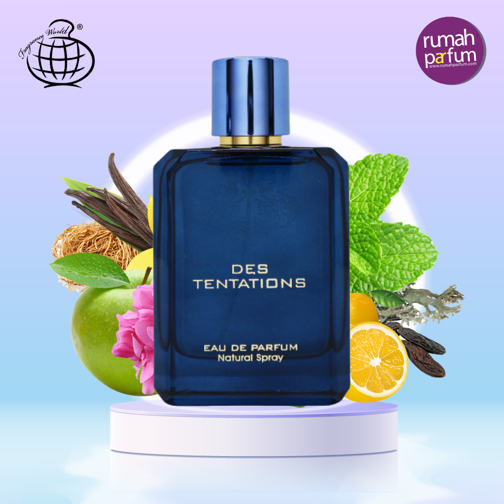 Jual Parfum Pria Fragrance World Des Tentations Man (100 mL) Perfume
