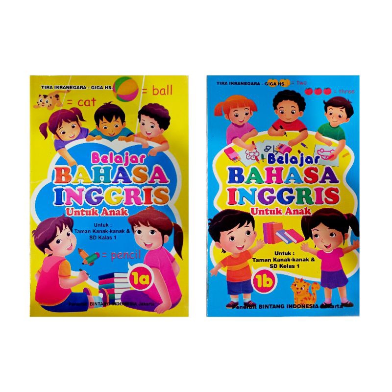 Jual Bintang Indonesia - Buku Tk-Paud Belajar Bahasa Inggris 1a, 1b ...